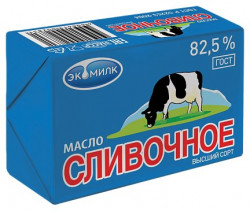 Масло слив Экомилк 0.450х20 82.5%