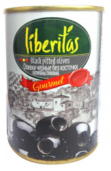 Оливки Либеритас 0.425/0.170х24 черные б/к ж/б Испания
