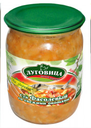 Суп Луговица 0.500х8 фасолевый со свежими овощами ТУ ско Шуя НОВАЯ