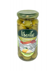 Оливки Либеритас 0.240x12 зелёные с лимоном с/б Испания